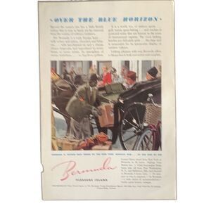 Vintage 1939 Bermuda Pleasure Island Ad Advertisement